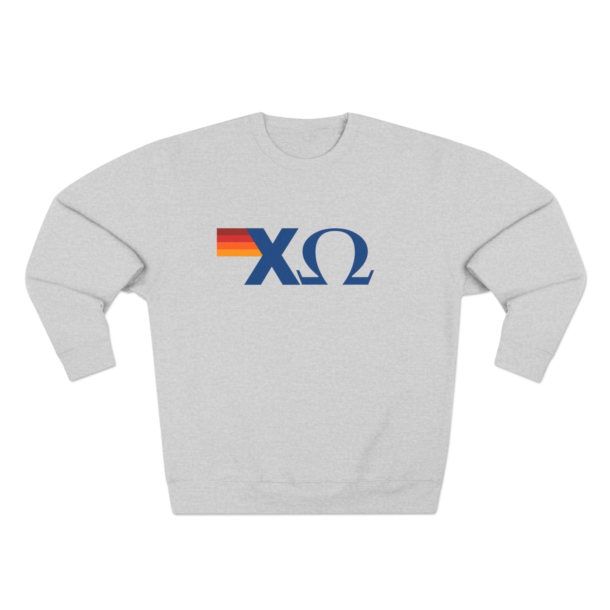 Chi Omega Rainbow Logo Crewneck