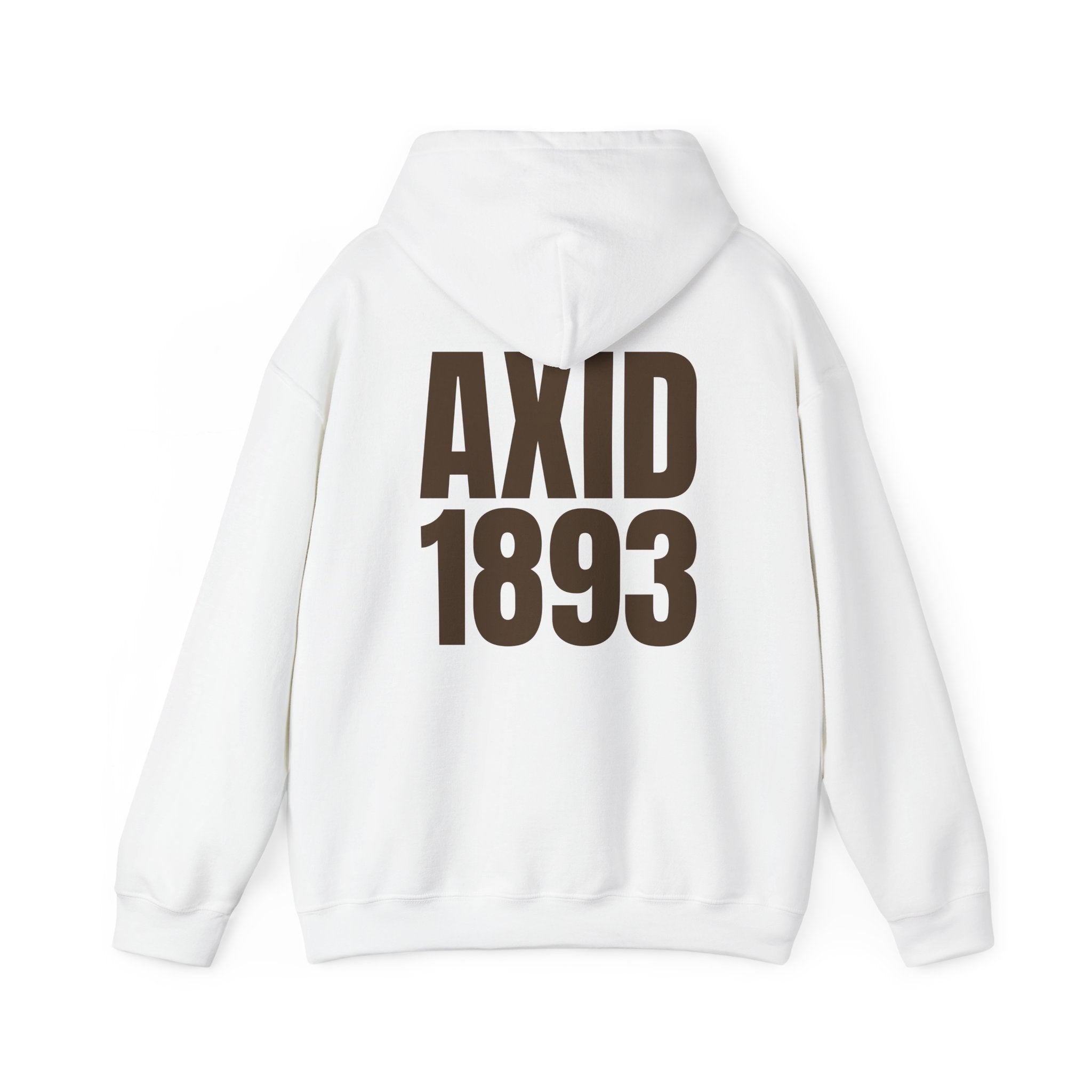 Alpha Xi Delta Brown Print Embroidered Hoodie