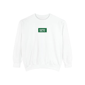 Kappa Delta Green Print Crewneck