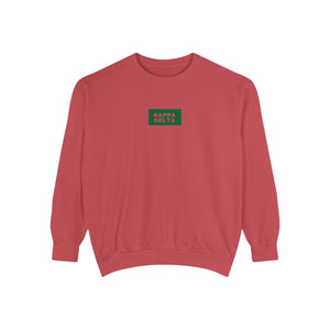 Kappa Delta Green Print Crewneck