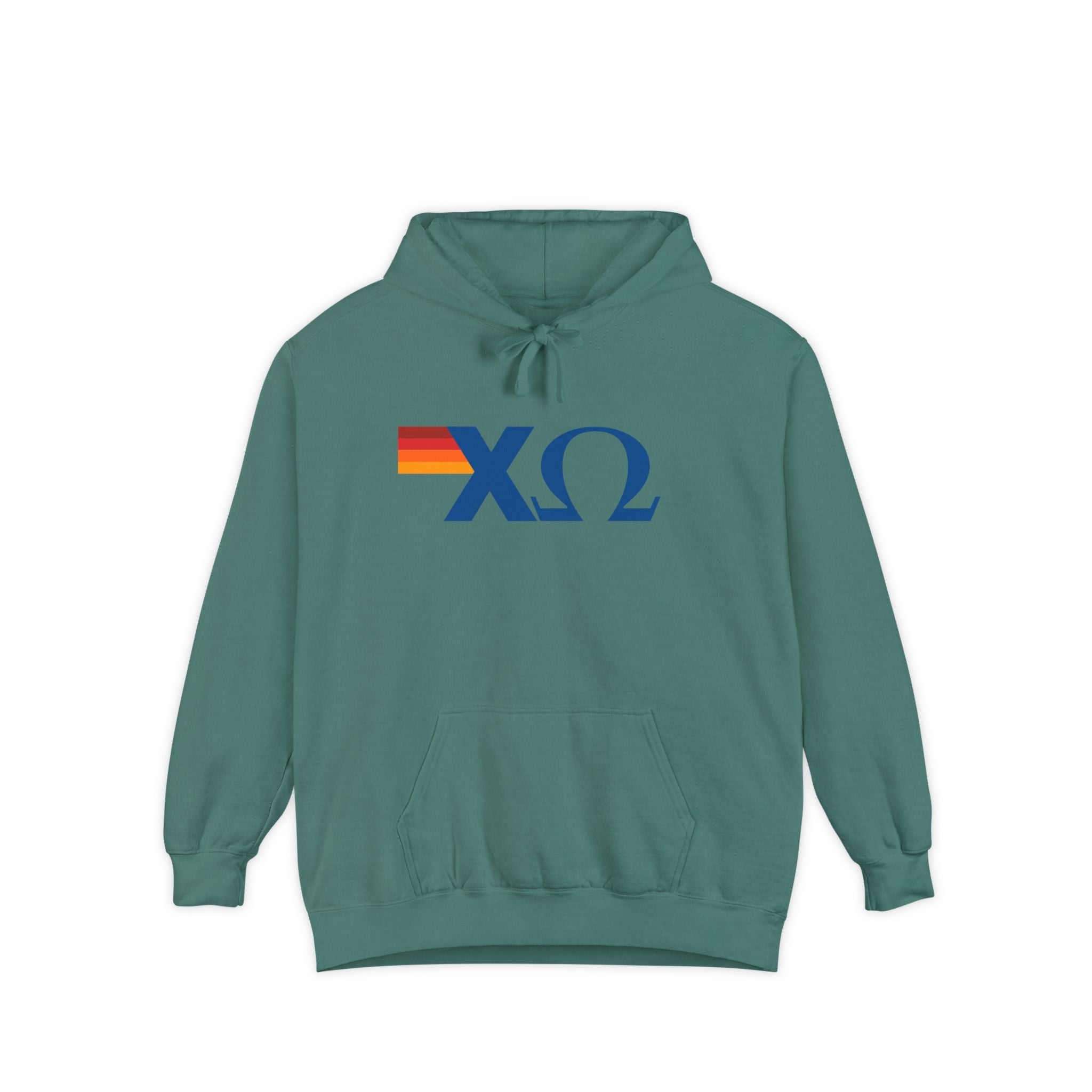 Chi Omega Rainbow Logo Hoodie