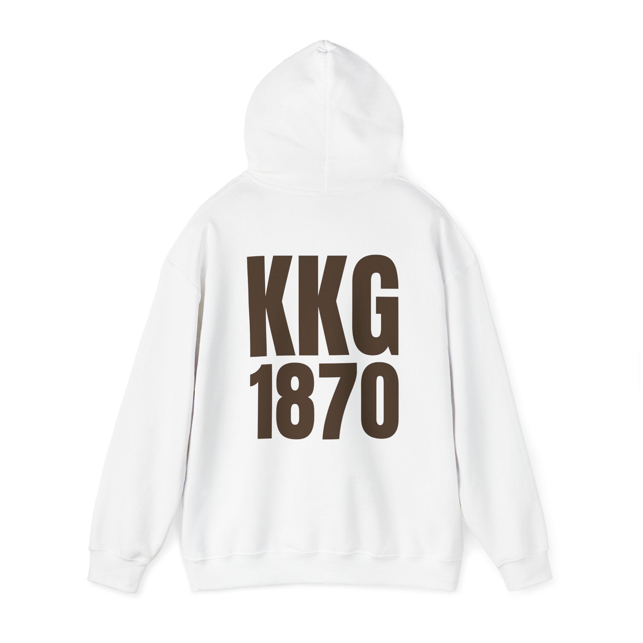 Kappa Kappa Gamma Brown Print Embroidered Hoodie