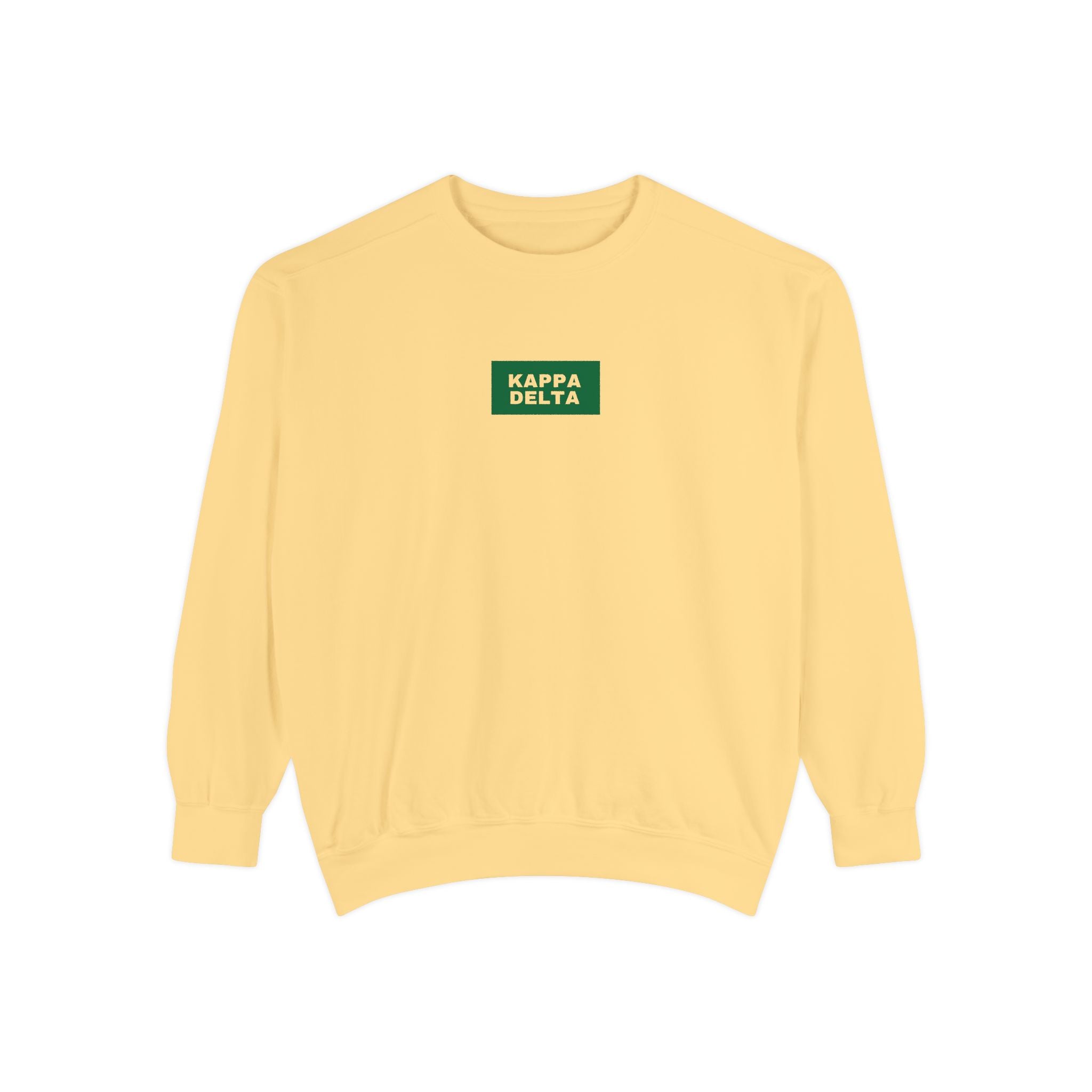 Kappa Delta Green Print Crewneck