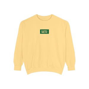 Kappa Delta Green Print Crewneck