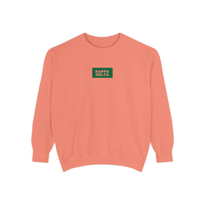 Kappa Delta Green Print Crewneck