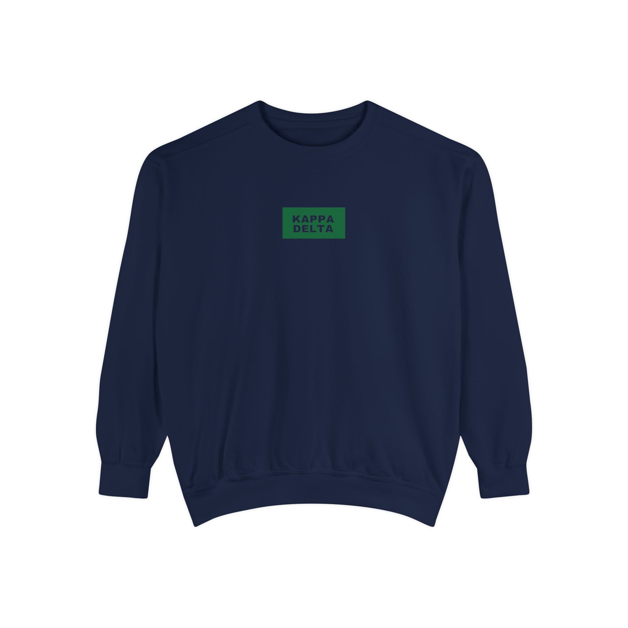 Kappa Delta Green Print Crewneck