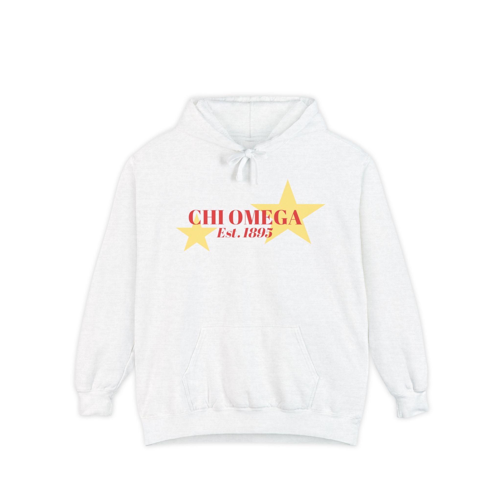 Chi Omega Stars Hoodie