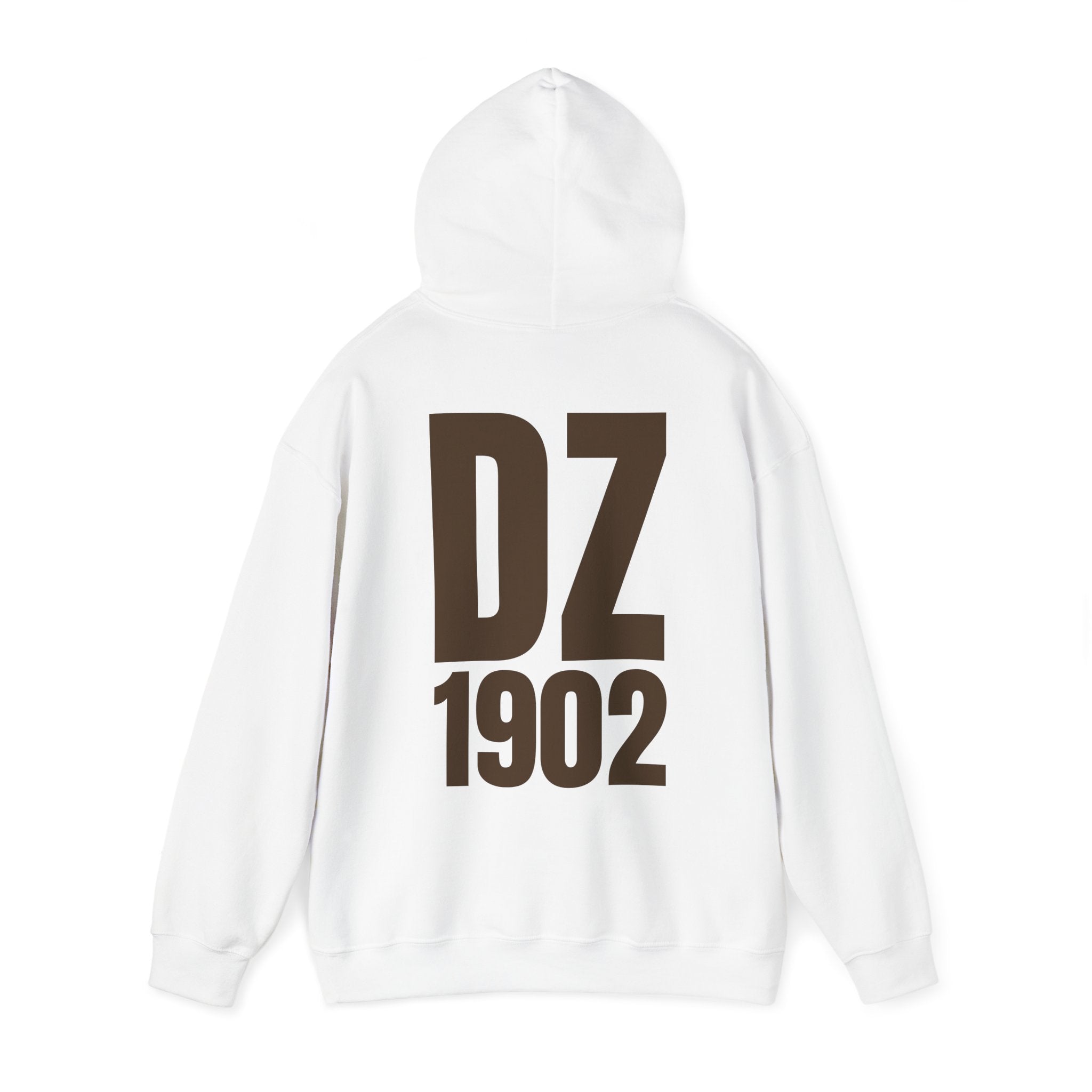 Delta Zeta Brown Print Embroidered Hoodie