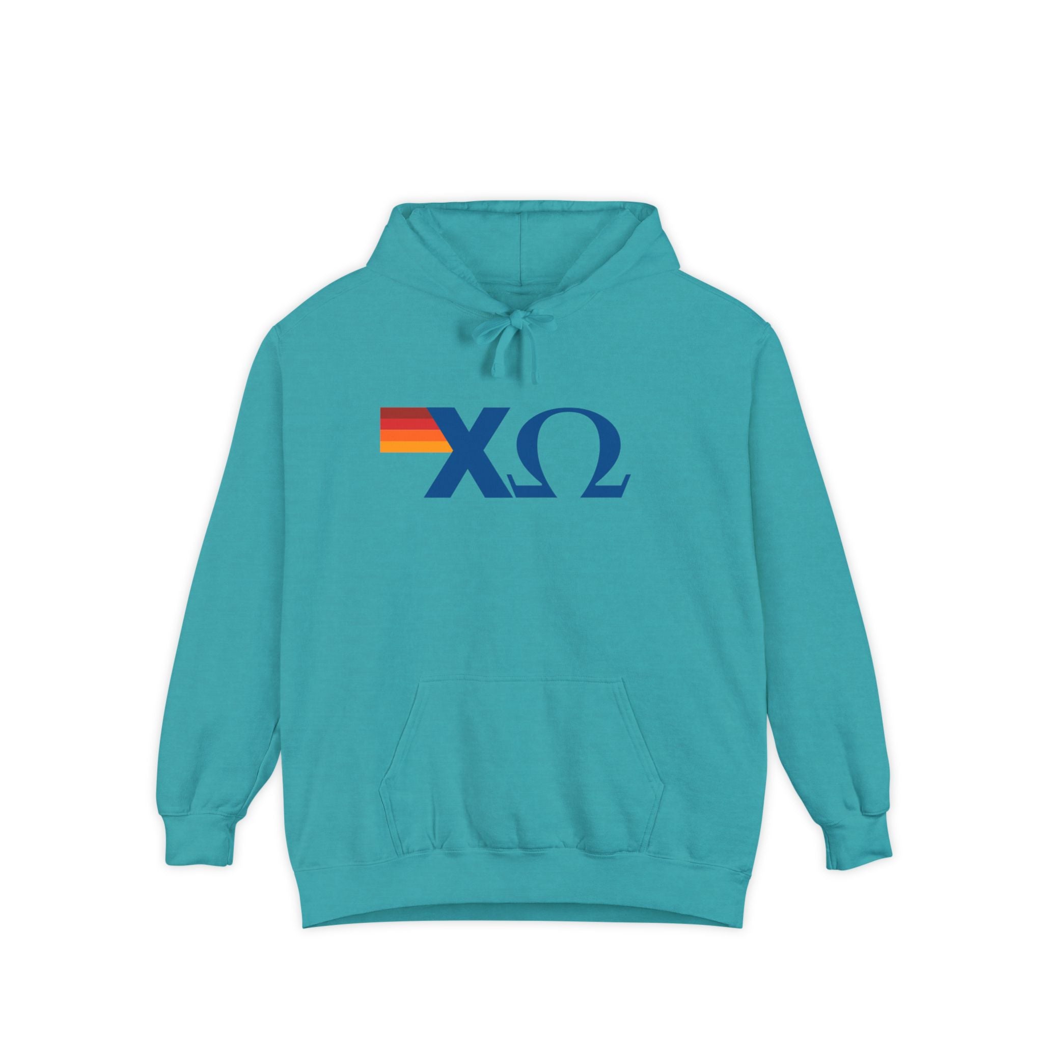 Chi Omega Rainbow Logo Hoodie