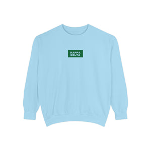 Kappa Delta Green Print Crewneck