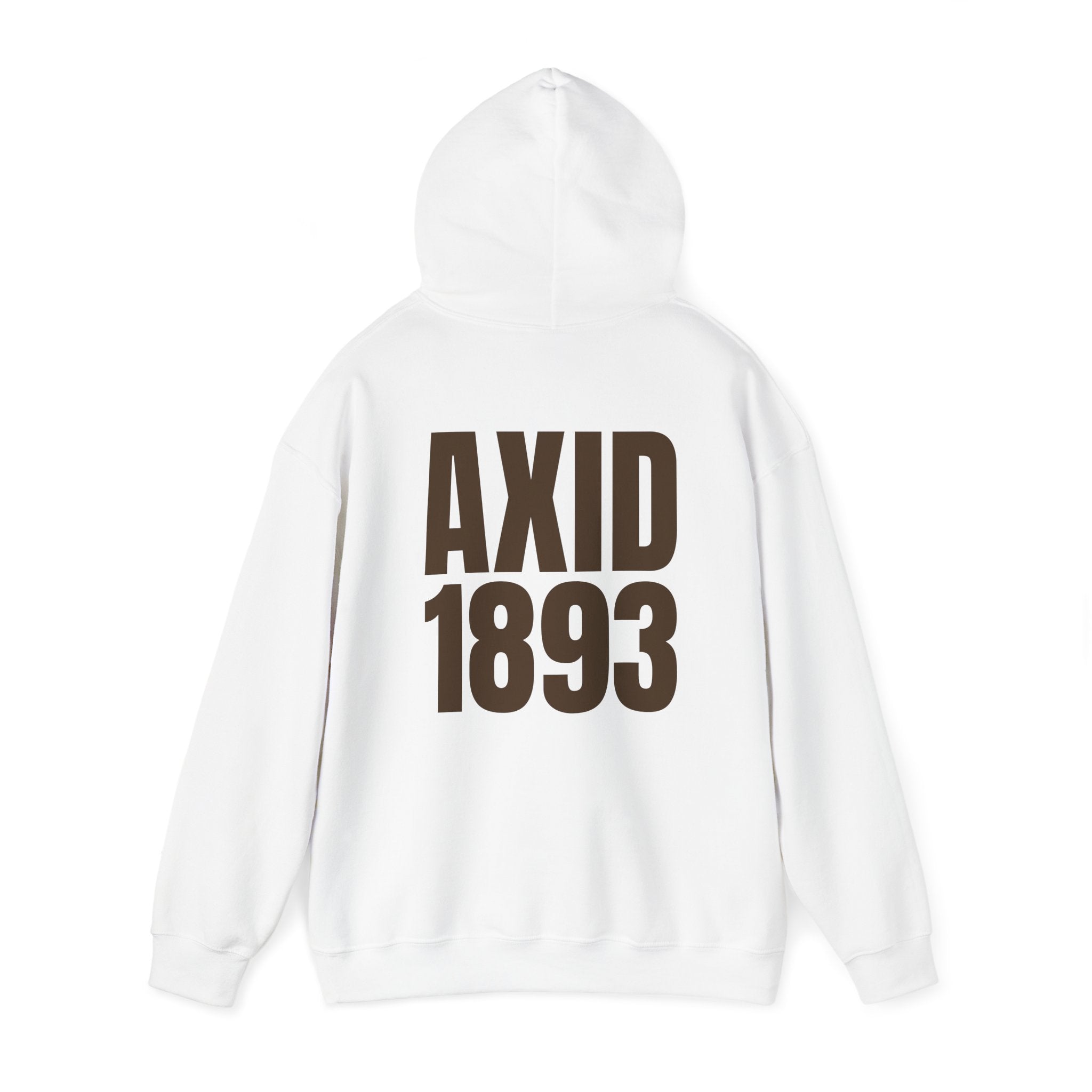 Alpha Xi Delta Brown Print Embroidered Hoodie