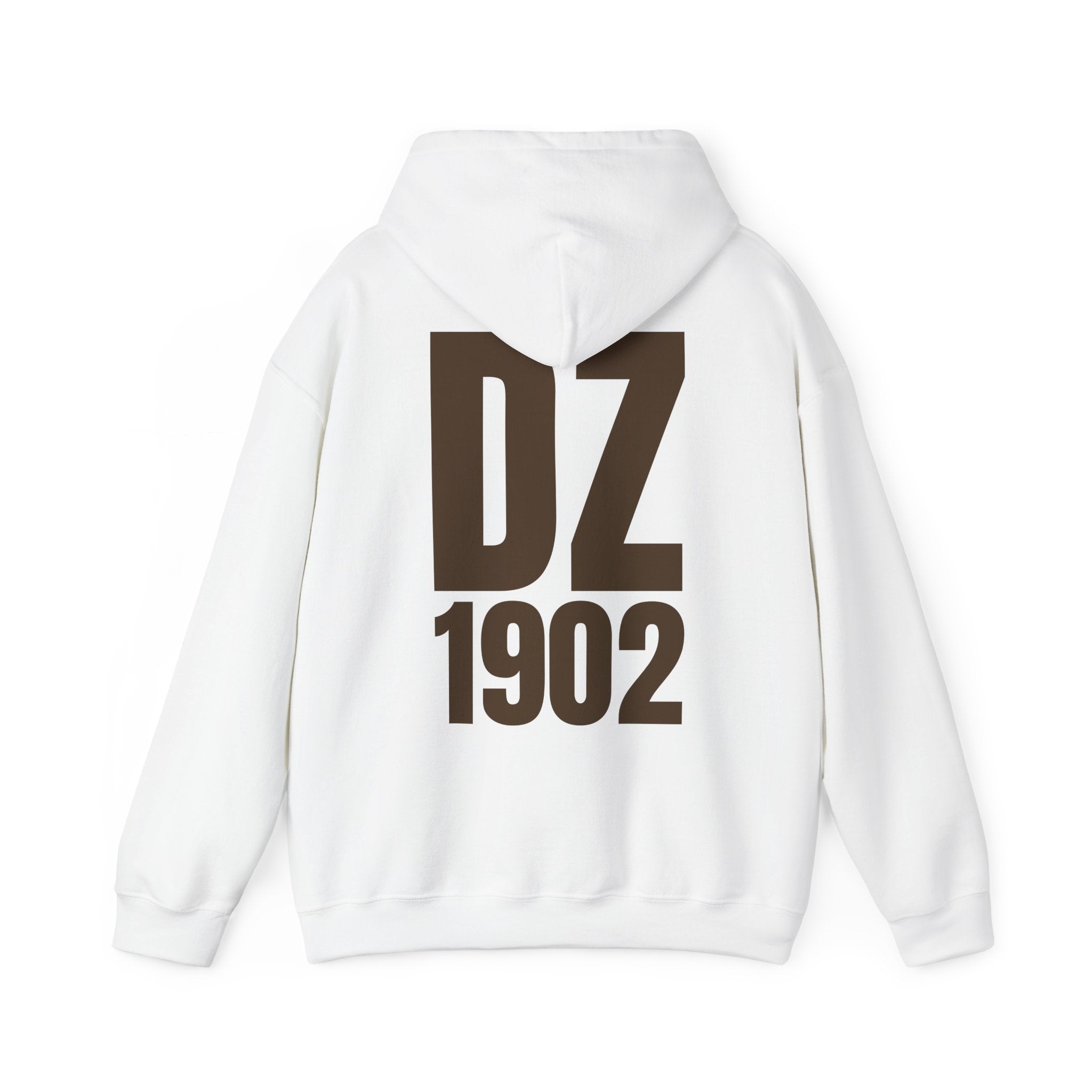 Delta Zeta Brown Print Embroidered Hoodie