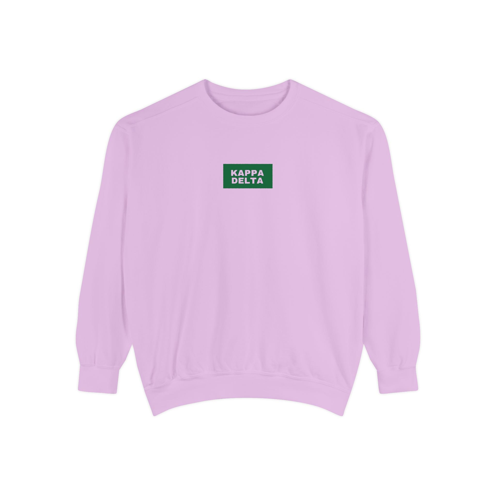 Kappa Delta Green Print Crewneck