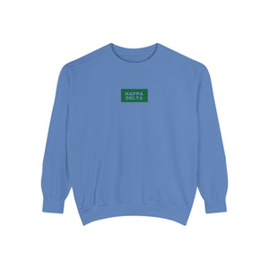 Kappa Delta Green Print Crewneck