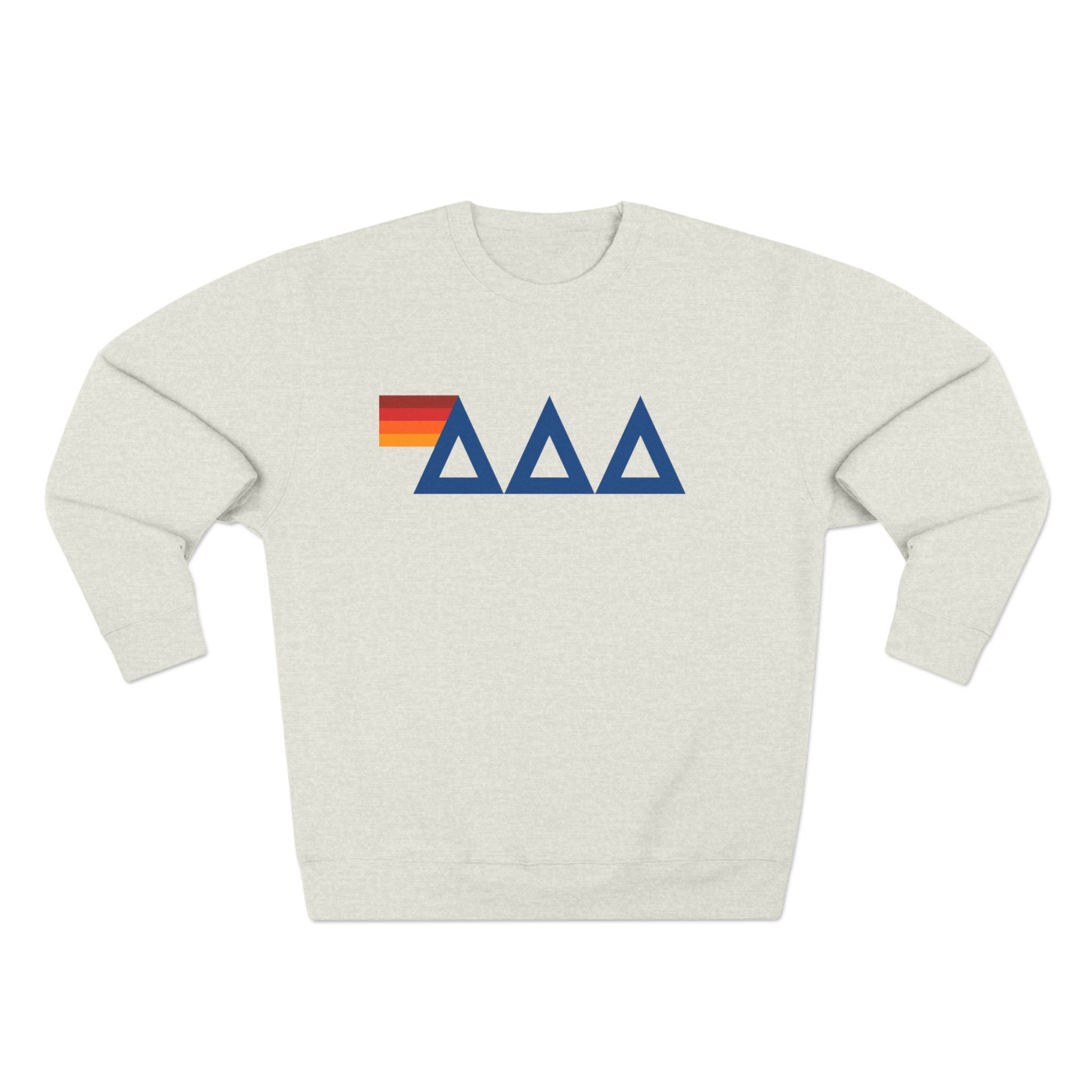 Tri Delta Rainbow Logo Crewneck