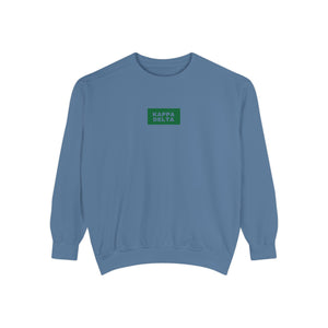 Kappa Delta Green Print Crewneck