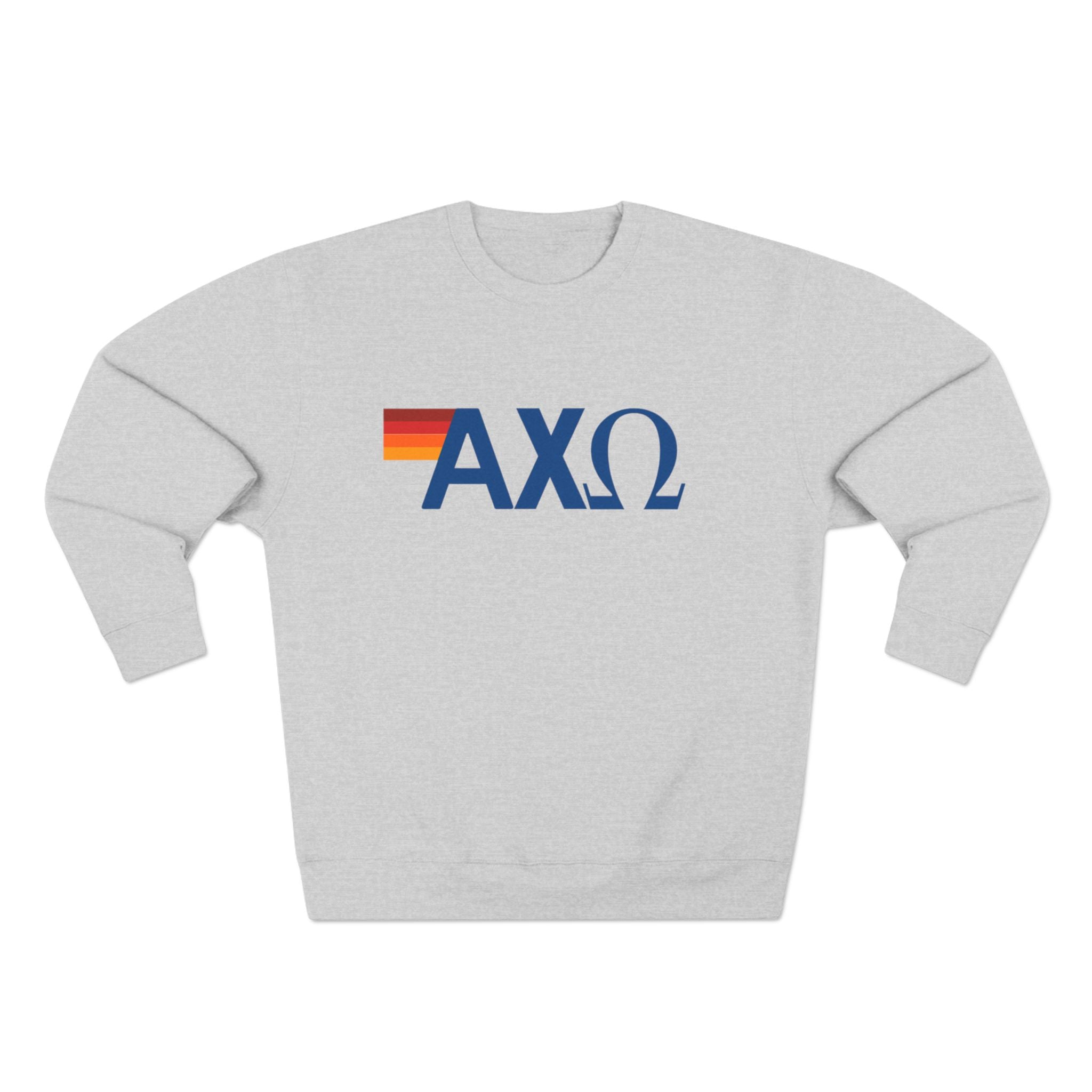 Alpha Chi Omega Rainbow Logo Crewneck