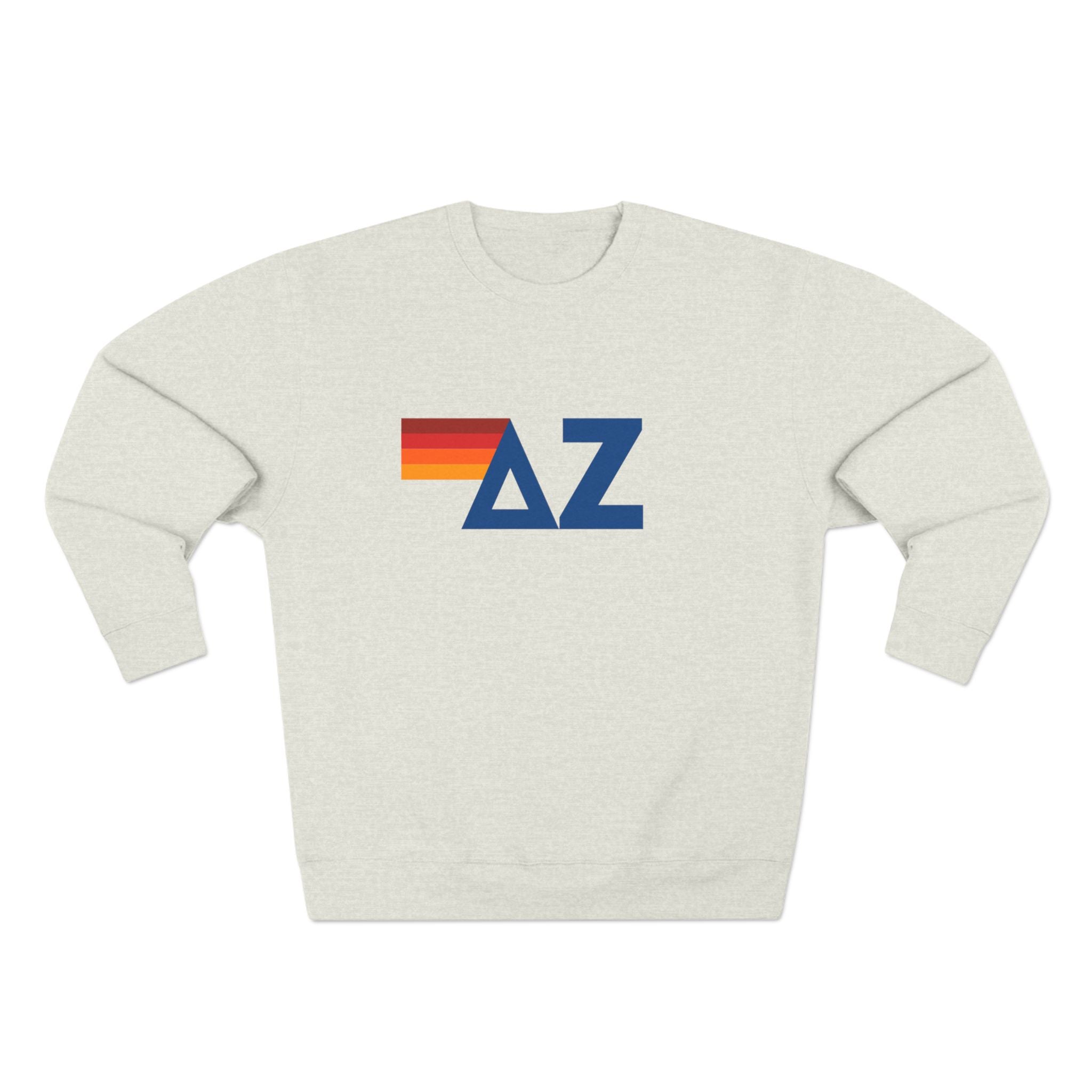 Delta Zeta Rainbow Logo Crewneck