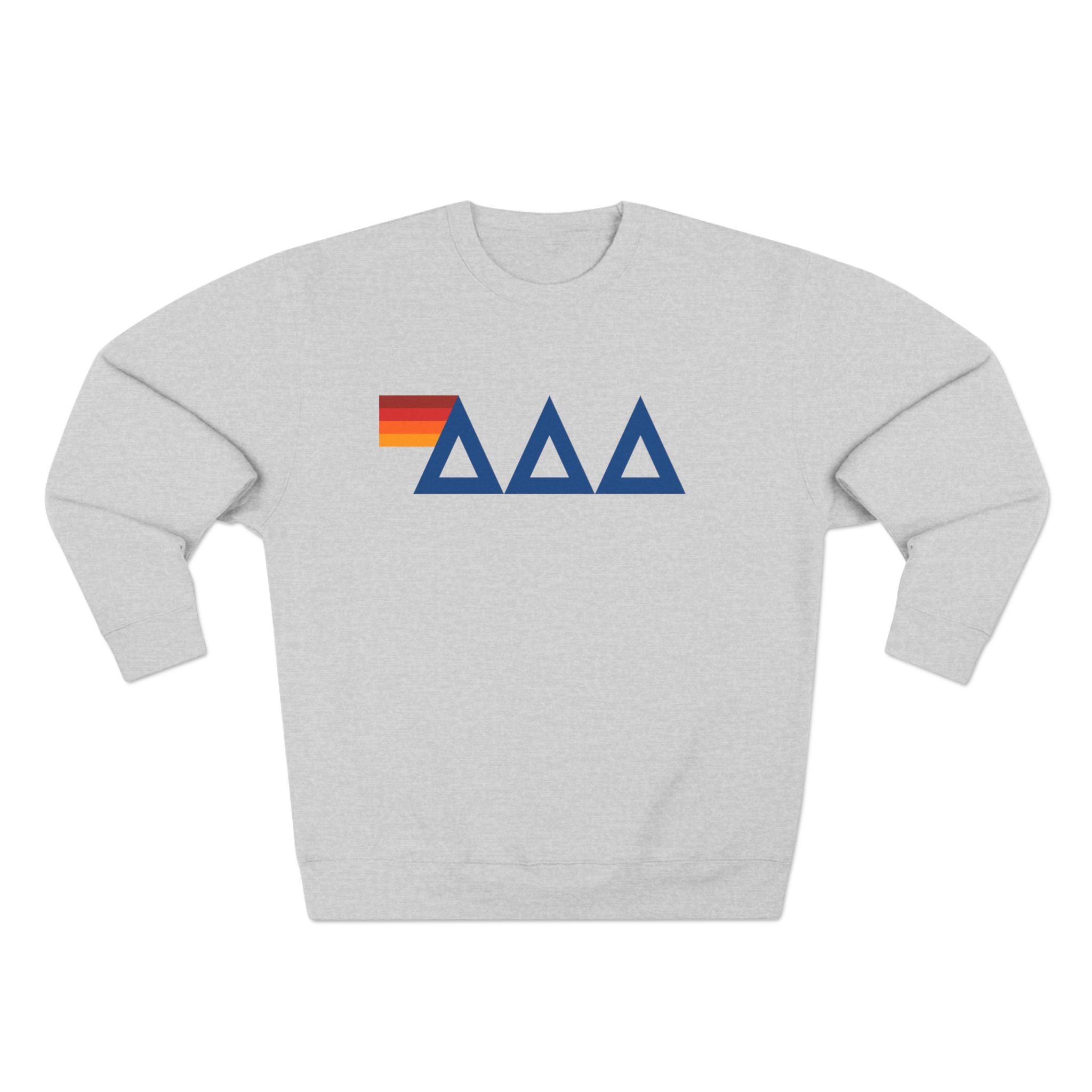 Tri Delta Rainbow Logo Crewneck